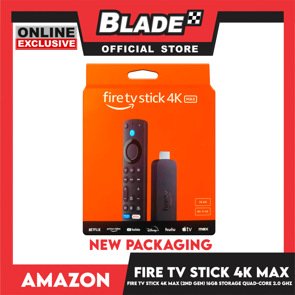 Amazon Fire TV Stick 4K Max Streaming Device, Wi-Fi 6, Alexa Voice Rem ...