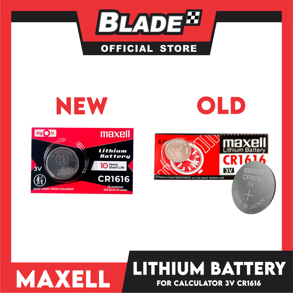 Maxell Volt Lithium Battery CR1616 Coin Cell – - Main Image