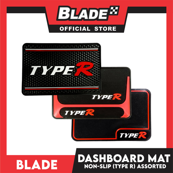 Blade Car Dashboard Mat Non-Slip, Type R Designs (Assorted)