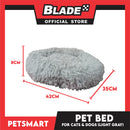 Pet Bed for Cats and Dogs (Light Gray Color) Small Size 42cm x 35cm x 8cm