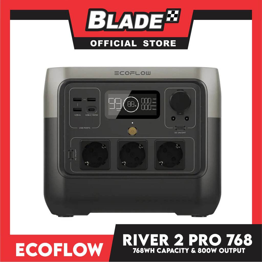 Ecoflow River 2 Pro 768 Portable Power Station 768Wh 800W – blade.ph