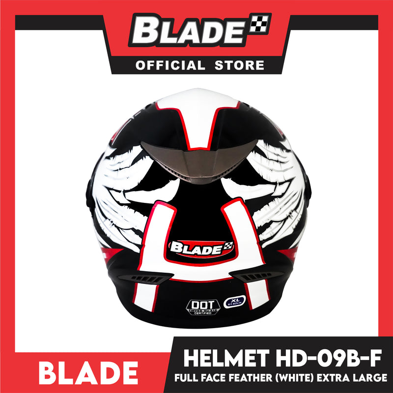 Blade Helmet Full Face HD-09B-F Graphic Feather (Extra Large)