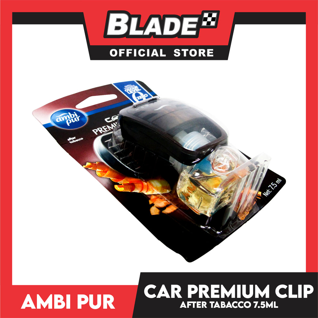 Ambi Pur Car Air Freshener Premium Clip (After Tobacco) 7.5ml – blade.ph