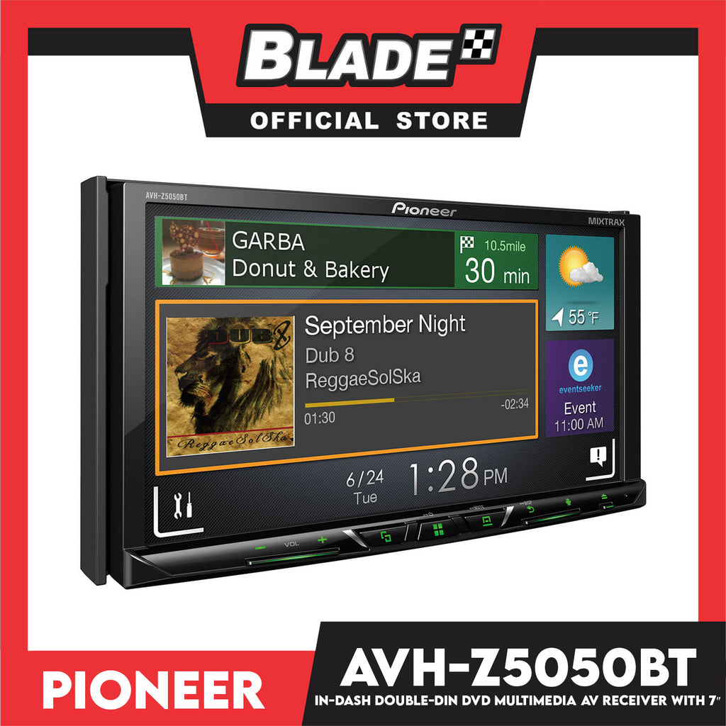 Pioneer AVH-Z5050BT Touch Screen Multimedia Player with Mobile