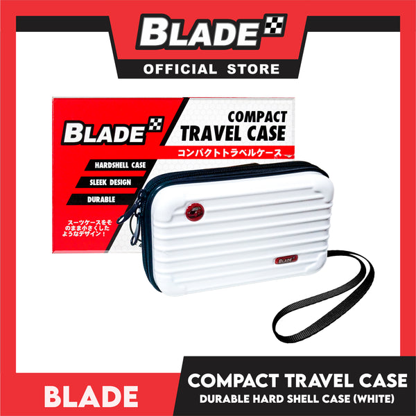 Blade Compact Travel Case Luggage Design 17cm (White) Hardshell Case, Sleek and Durable