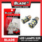 Blade LED Bulb 8-LED S25 Decorative Double Contact White