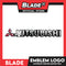 Auto Car 3D Emblem Logo Chrome Badge Sticker Decals with 3M Adhesive for Mitsubishi 19cm (Mitsubishi)