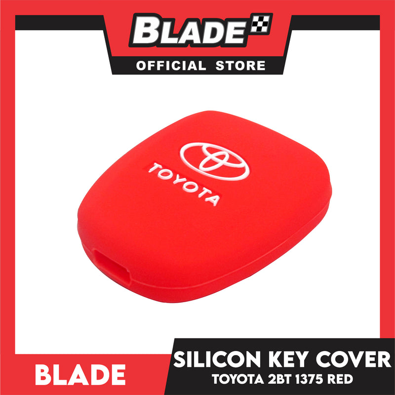 Blade Key Silicone Case Toyota 2 Button 1375 (Red/Black/Blue)