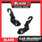 Blade Car Headrest Hook (Black) Conveniently Holds Grocery bags, Handbags, Purses, Umbrellas and More