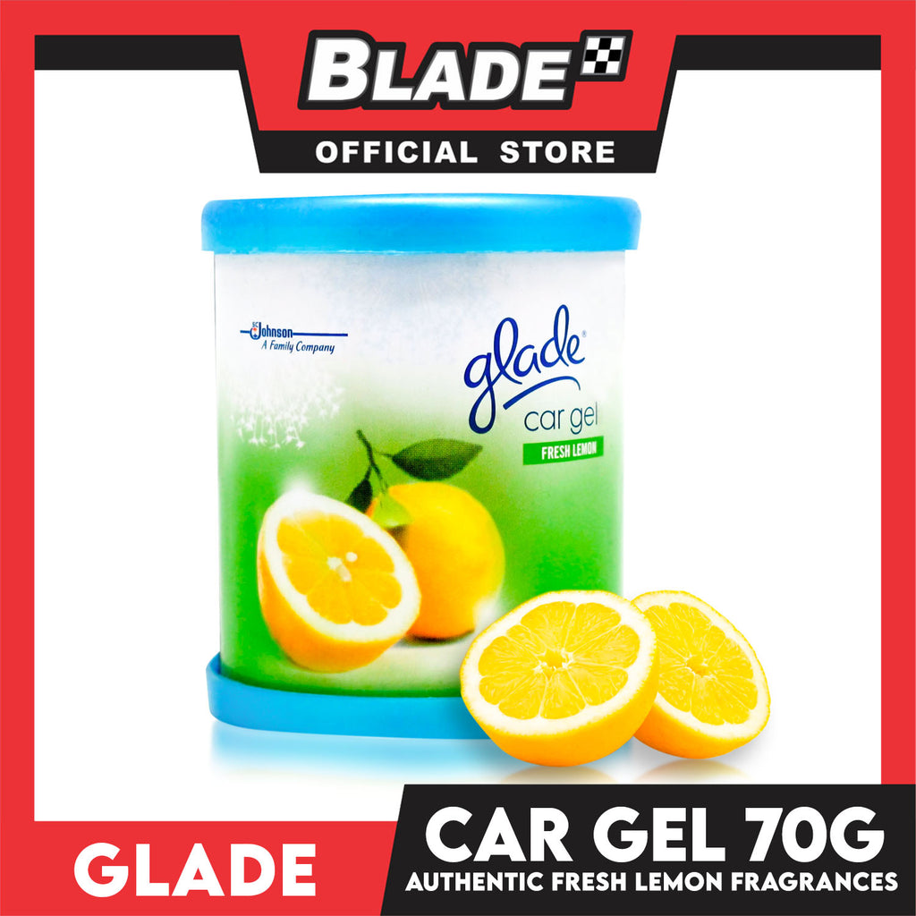 Glade Car Gel Air Freshener 70g (Fresh Lemon) blade.ph
