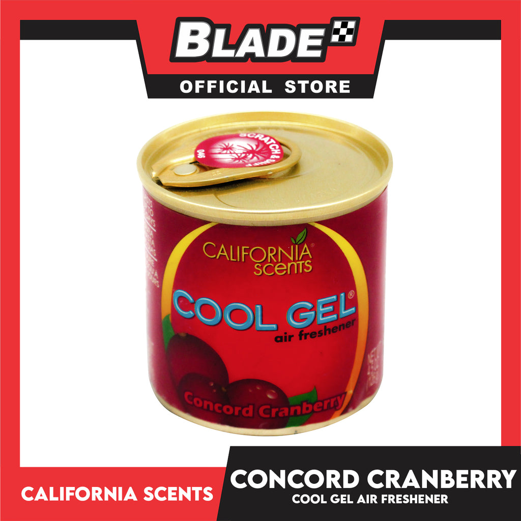 California Scent Cool Gel Air Freshener (Concord Cranberry) –