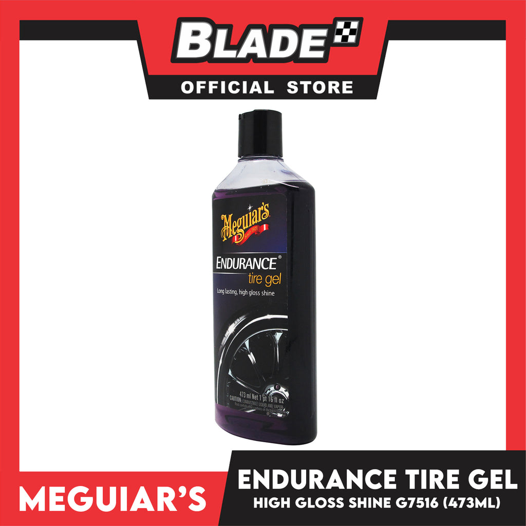 Meguiar's G7516 Endurance Tire Gel, Premium Tire Gel for a Lasting Glossy  Shine - 16 Oz Bottle