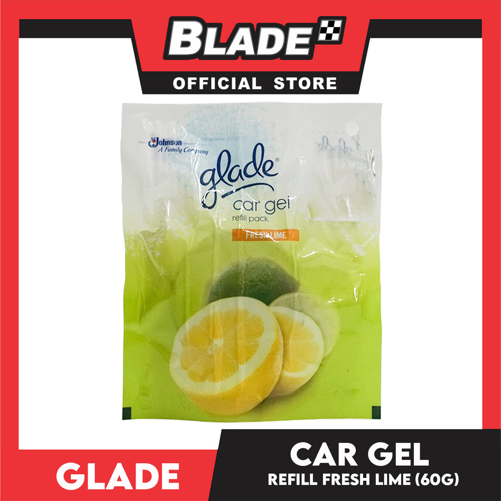 Glade Car Gel Refill Pack Air Freshener 60g (Fresh Lime) blade.ph