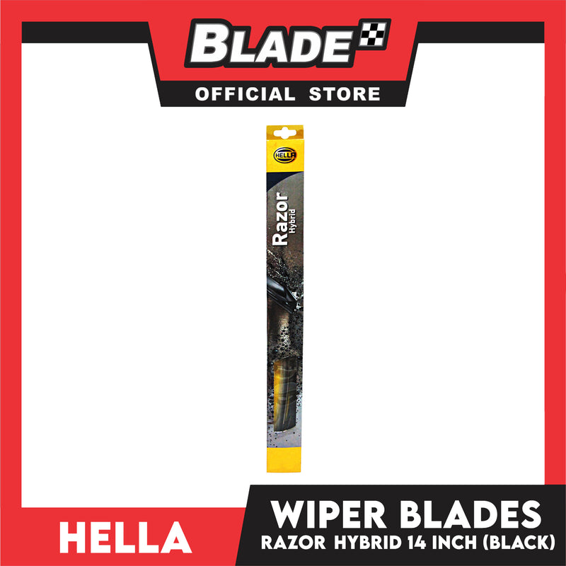 Hella Razor Hybrid Wiper Blades 14" for Chevrolet Spark, Honda City, Jazz, Hyundai Elantra, Getz Mitsubishi Mirage, Nissan Sentra, Juke