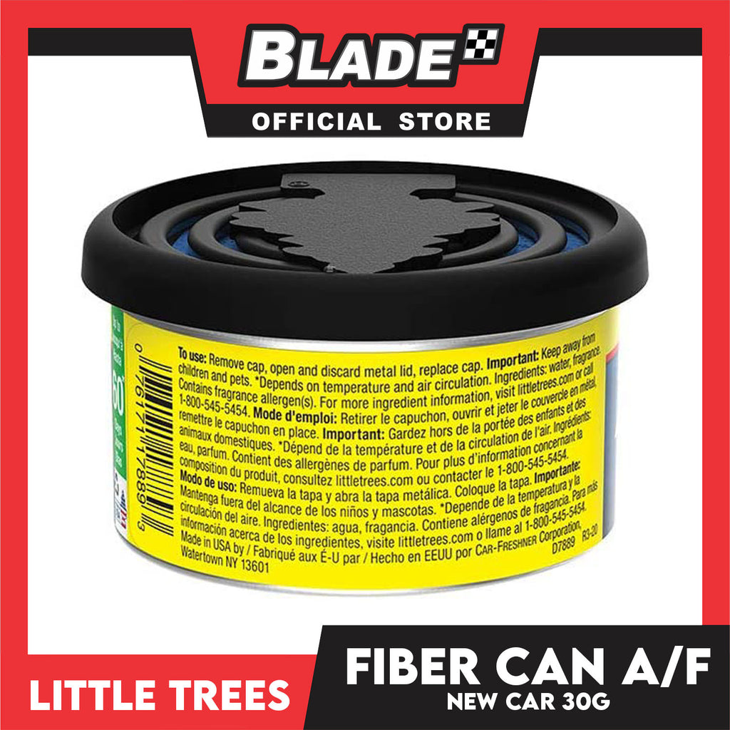 Little Trees Fiber Can Air Freshener 30g (New Car) Fiber Can Provides
