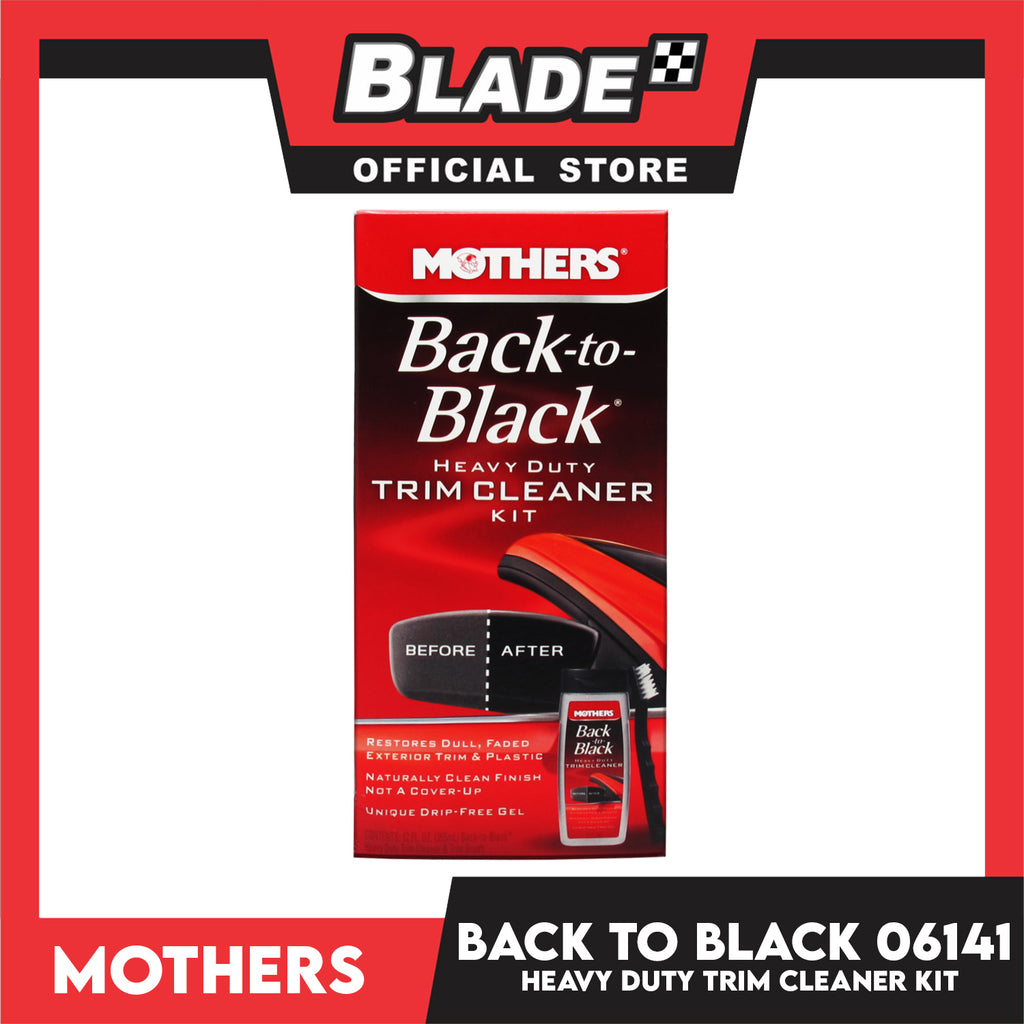 Mothers Back-to-Black Trim and Plastic Restorer, 12 oz.