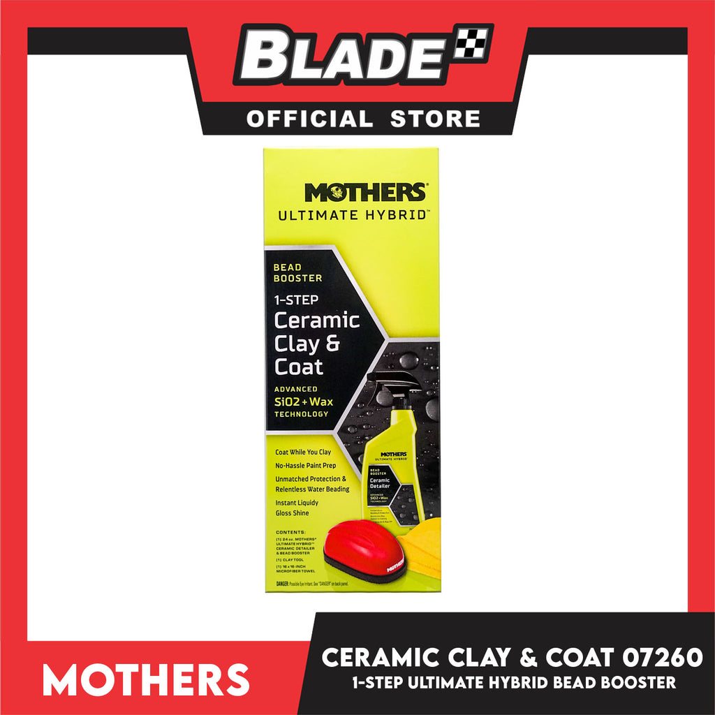 Mothers Ultimate Hybrid 1Step Ceramic Clay And Coat 07260 Bead Booste