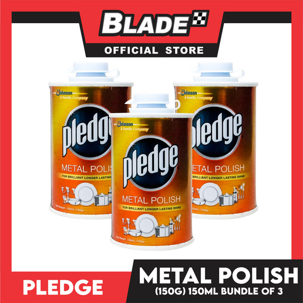 Pledge Metal Polish 150ml (Bundle of 3)