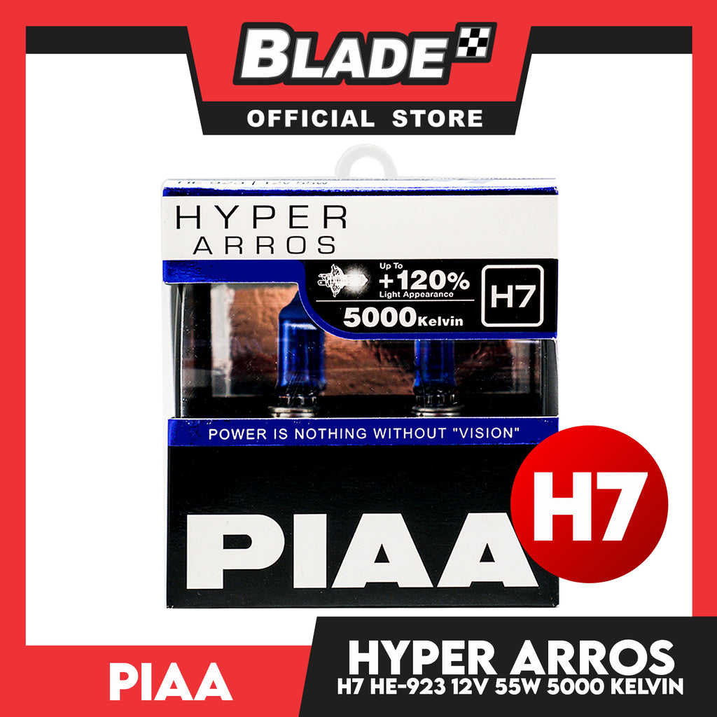 PIAA Hyper Arros 3900K H7 55w bulbs pair