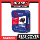 Sparco Seat Cover SPC1012  (Gray/Black) 4-Seater