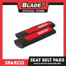 Sparco Seat Belt Pads, Shoulder Pads Set of 2pcs SPC1203 (Black/Red)