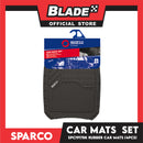 Sparco SPC1916BK 4 Pieces-Set Car Mat (Black)