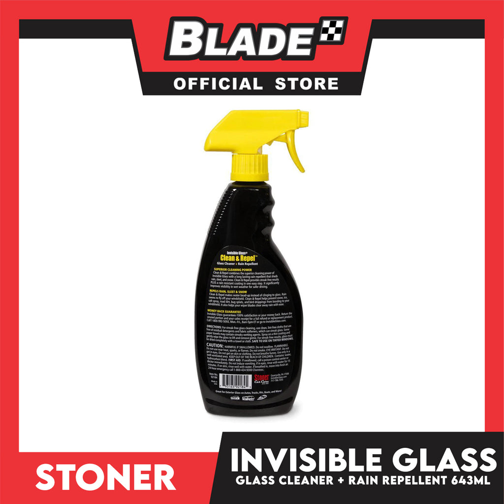 Stoner 07002 Invisible Glass Premium Windshield Cleaner 643ml blade.ph