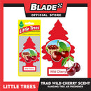 2pcs Little Trees Car Air Freshener 10311 (Wild Cherry) Hanging Tree Provides Long Lasting Scent