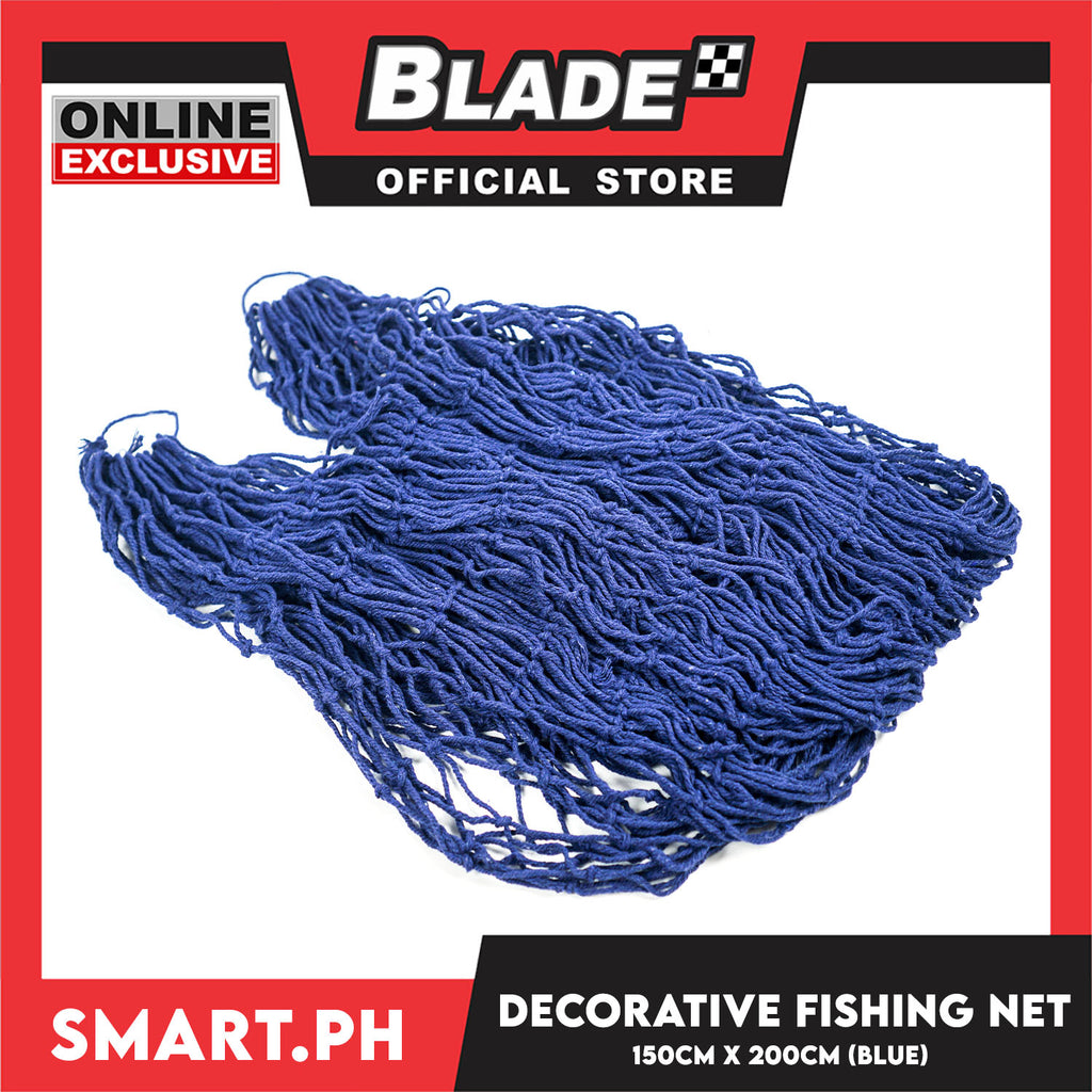 Decorative Fishing Net 150x200cm (Blue) –