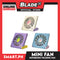 Gifts Mini Fan Notebook Design Folding Fan with USB Cable Assorted Colors