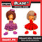 Gifts Figurine Ceramic Dolls 3.5'' JC3321 Set Of 2pcs (Assorted Designs and Colors)