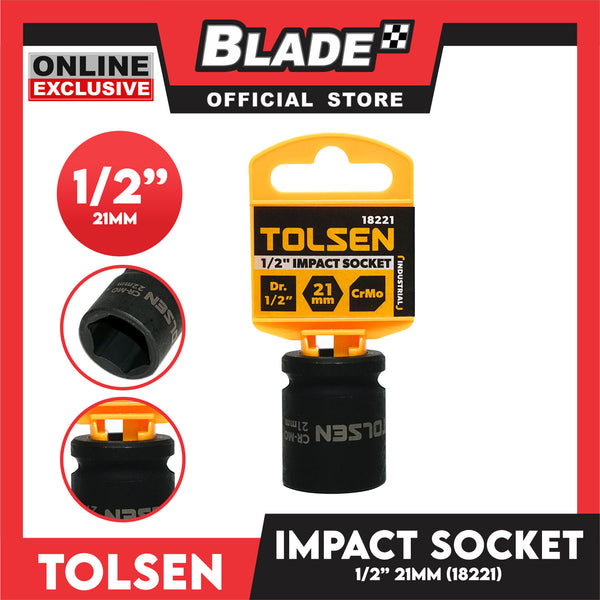 Tolsen 1/2' ' Impact Socket Industrial 18221