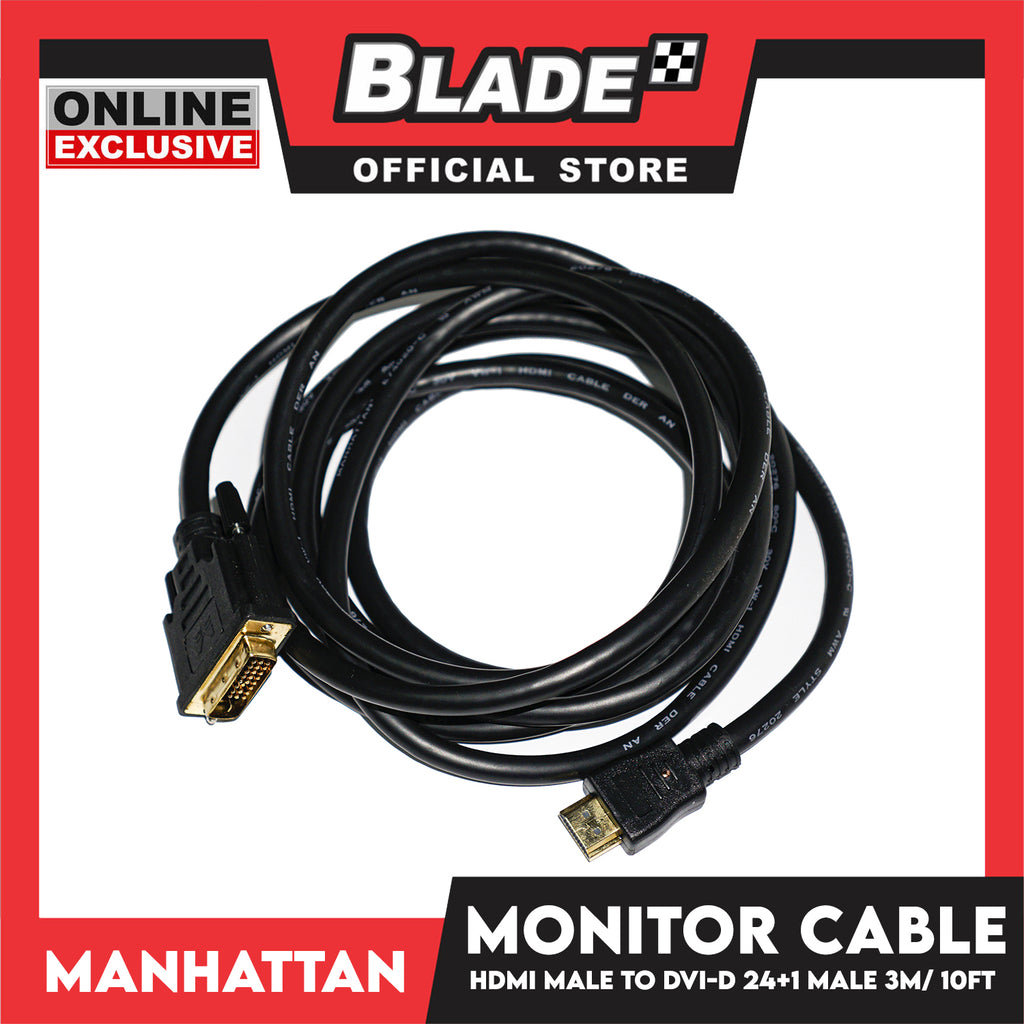 Manhattan Monitor Cable HDMI Male DVI-D 24 Male 10