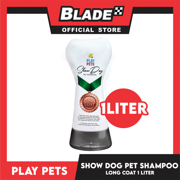 Play Pets Show Dog Pet Shampoo Long Coat 1000ml Whitening Dog Shampoo, Dog Grooming