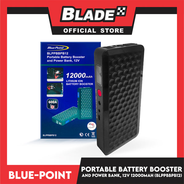 Blue-Point Portable Battery Booster And Power Bank 12V 100mAh BLPPBBPB12