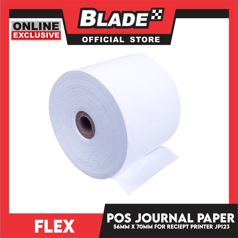 Flex POS Journal Roll Paper JP123 57MM x 70MM Cash Register POS Receipt Paper