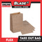 Flex Take Out Bag Paper Bags for Grocery Shopping 100pcs