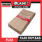 Flex Take Out Bag Paper Bags for Grocery Shopping 100pcs #3 PBAG503 335x275x141mm (LxWxH)