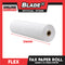 Flex Fax Paper Roll White 216mm x 33 yards (30meters) White Color