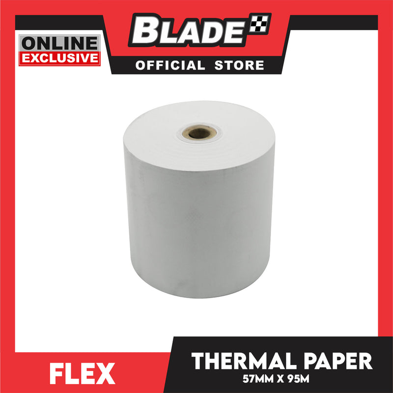 Flex Thermal Paper Rolls Cash Register POS Receipt Paper 57mm x 95mm