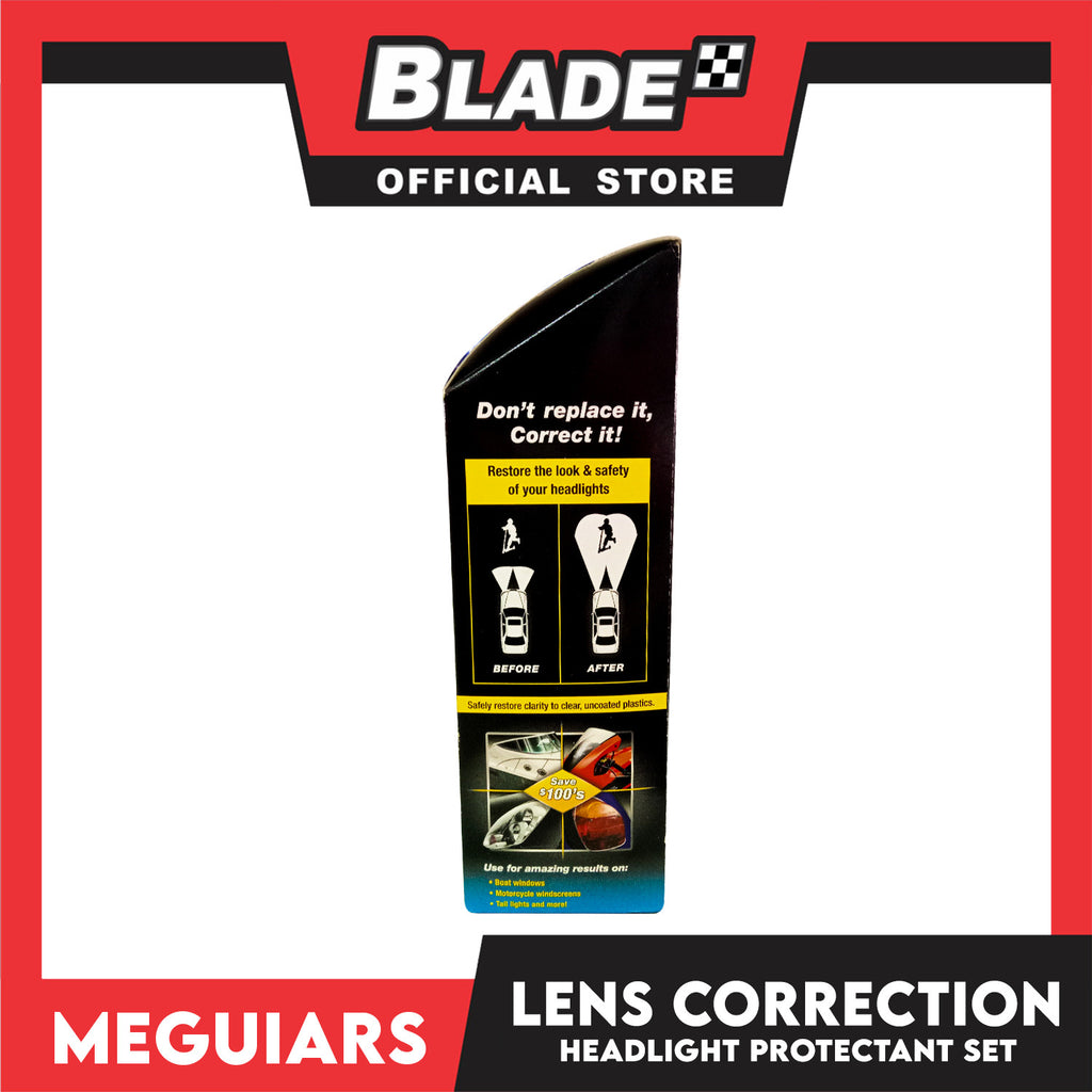 Meguiar's Headlight Lens Correction Kit, Crystal Clarity blade.ph