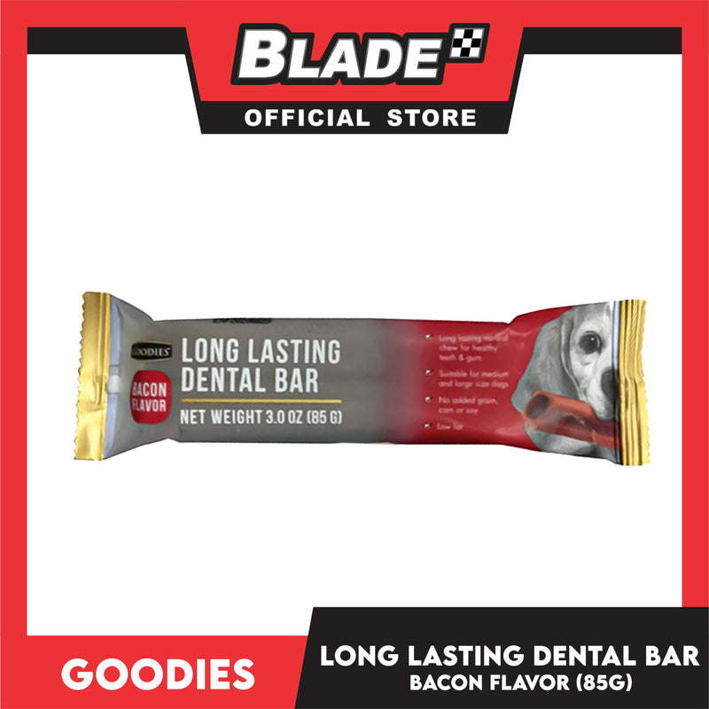 Goodies Long Lasting Dental Bar Dog Treats (Bacon Flavor) 85g