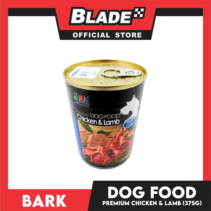 Bark Premium Dog Food Chicken & lamb 375g