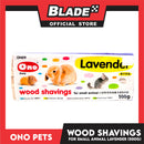 Ono Pets Wood Flakes Shavings Lavender ON09 500g for Small Animals