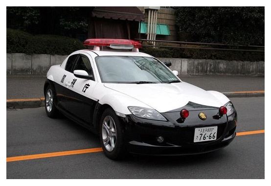 JAPANESE AND THESE POLICE CARS