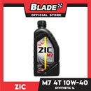 Zic M7 4AT 10W-40 Synthetic Scooter Engine Oil 1 Liter + Scooter Gear Oil 80W-90 Synthetic 120ml