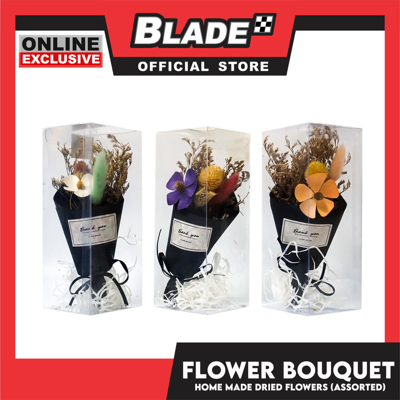 Gifts Mini Bouquet Artificial Dried Plant with Flower H-111 (Assorted Designs and Colors)