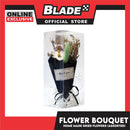 Gifts Mini Bouquet Artificial Dried Plant with Flower H-111 (Assorted Designs and Colors)