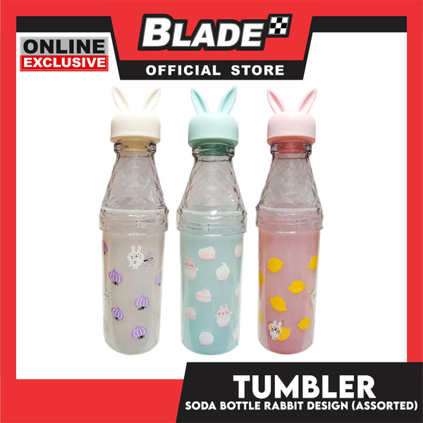 Gifts Tumbler Soda Bottle with Rabbit Design AP1460 (Assorted Designs and Colors)