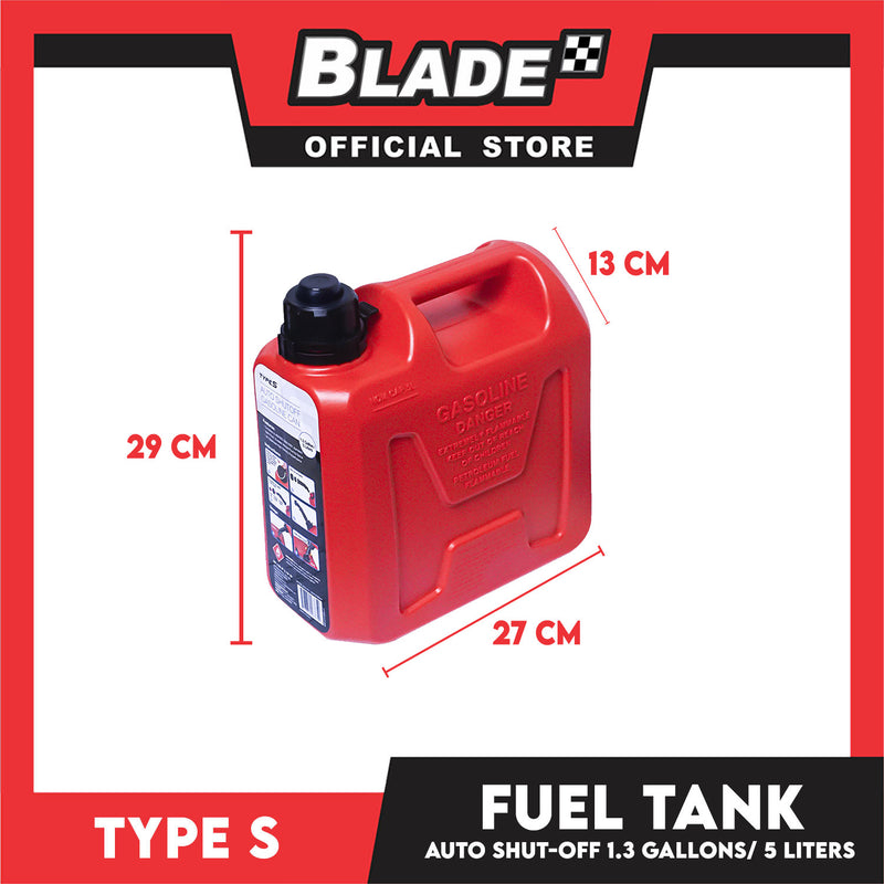 Type S Fuel Tank 5L Gas AC57375 (Red)